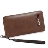 Long Zipper Men's Clutch Wallet