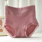 Premium Ribbed Lace Comfort Panty ( Set of 3 )