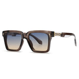 Retro Pilot Square Frame Men’s Sunglasses