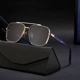 Anti-Glare Square Metal Driving Glasses