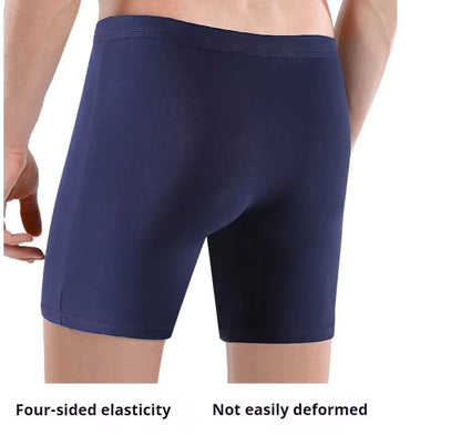Breathable Anti-Chafing Men’s Boxer Briefs Long Fit (Set of 2)