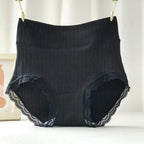 Premium Ribbed Lace Comfort Panty ( Set of 3 )
