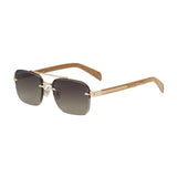 European Retro Frameless Men Sunglasses