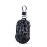Crocodile Pattern Cowhide Key Holder