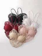 Elegant Floral Lace Bralette For Women ( Set of 2 )