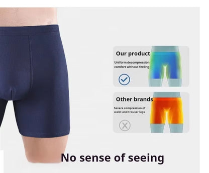 Breathable Anti-Chafing Men’s Boxer Briefs Long Fit (Set of 2)