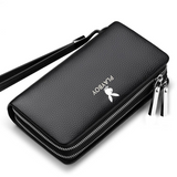 Classic Double Pull Urban Fashion Long Business Wallet