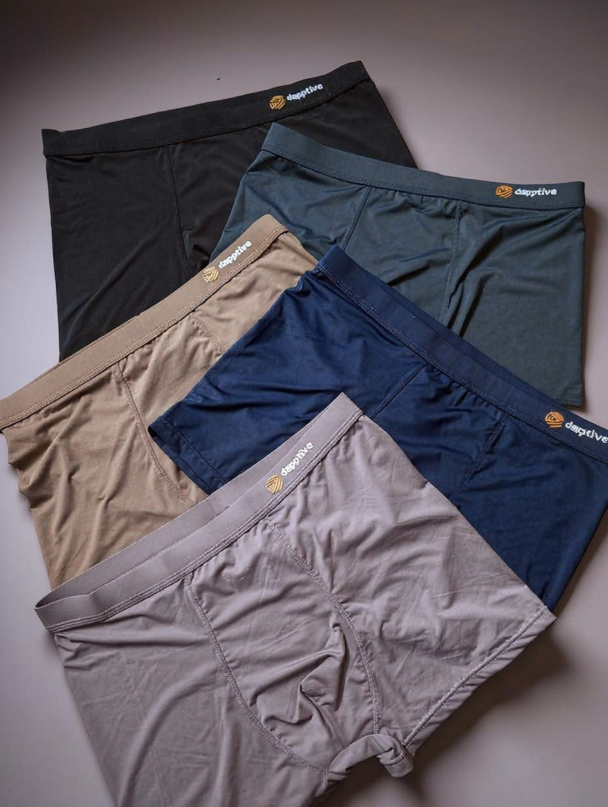 Men’s Luxury Ice Silk Underwear Combo ( set of 05)