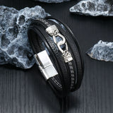 Multicolor Magnetic Men's Buckle Bracelet