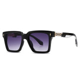 Retro Pilot Square Frame Men’s Sunglasses