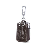 Crocodile Pattern Cowhide Key Holder