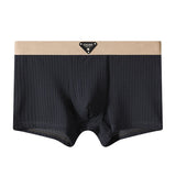 New Ice Silk Solid Men’s Underwear ( set of 04)