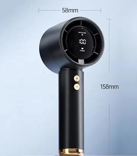 Compact Digital Display Turbo Cooling Hand Fan