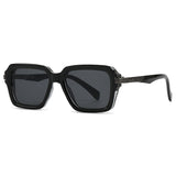 Retro Double Beam Square Frame Sunglasses