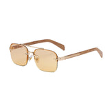 European Retro Frameless Men Sunglasses