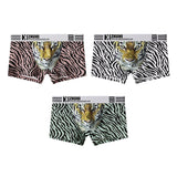 Gunner Leopard Printed Slim Fit Boxers (set of 04)
