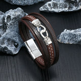 Multicolor Magnetic Men's Buckle Bracelet