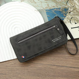 European-Style Zipper Wallet with Multi-Card Slots