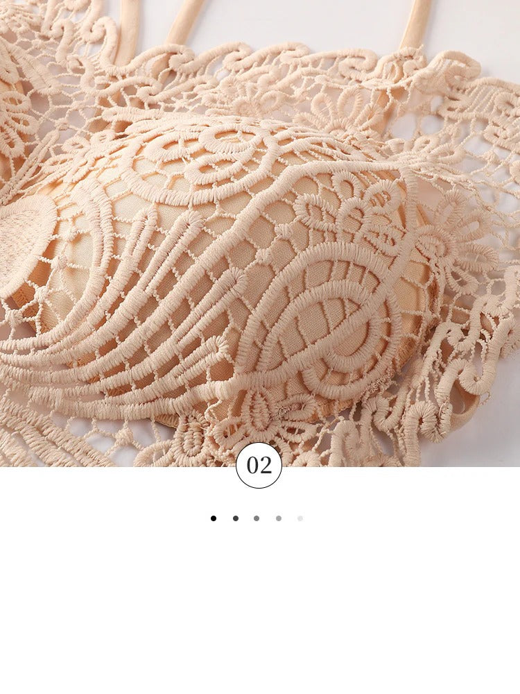 Elegant Floral Lace Bralette For Women ( Set of 2 )