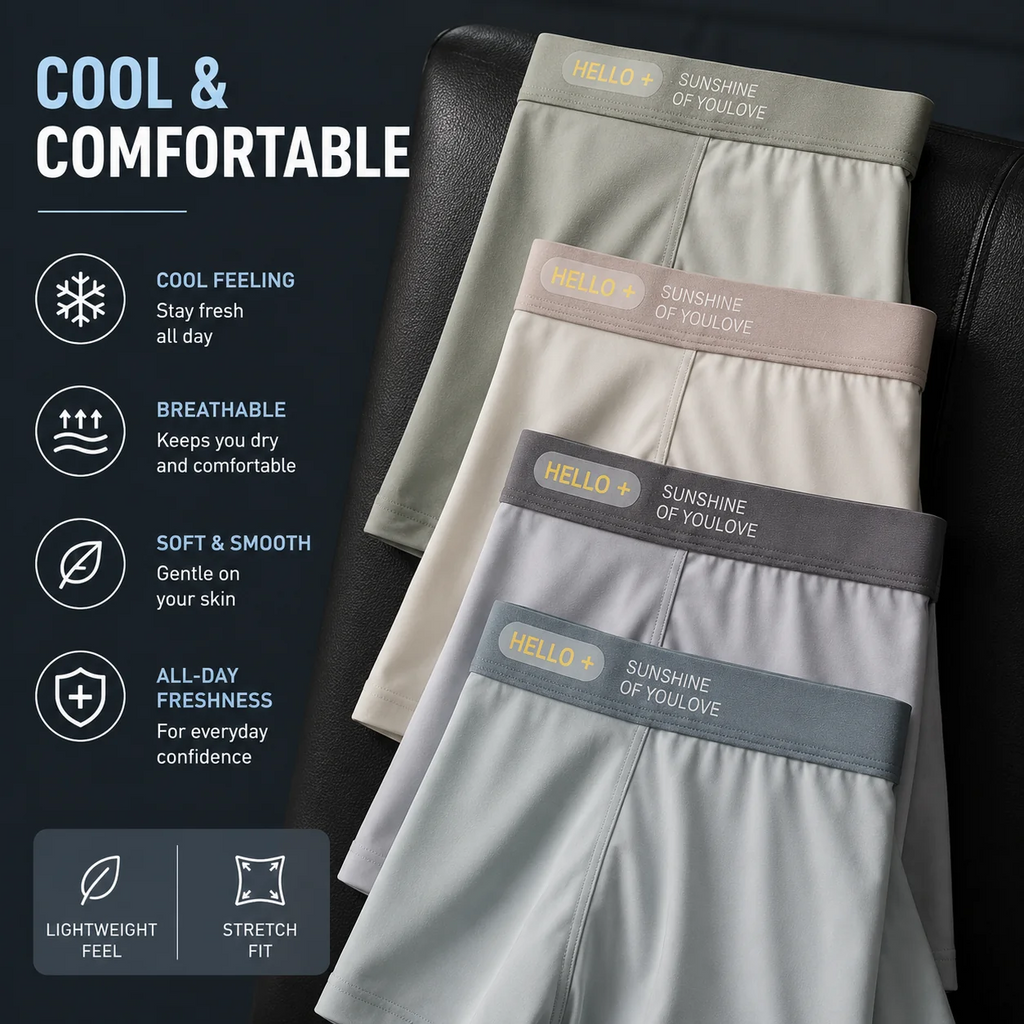 Cool Breeze Boxer Briefs ( Set of 4 )