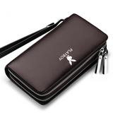 Classic Double Pull Urban Fashion Long Business Wallet