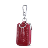 Crocodile Pattern Cowhide Key Holder