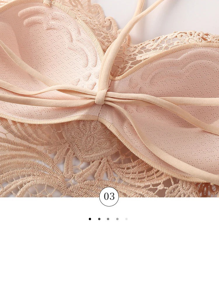 Elegant Floral Lace Bralette For Women ( Set of 2 )