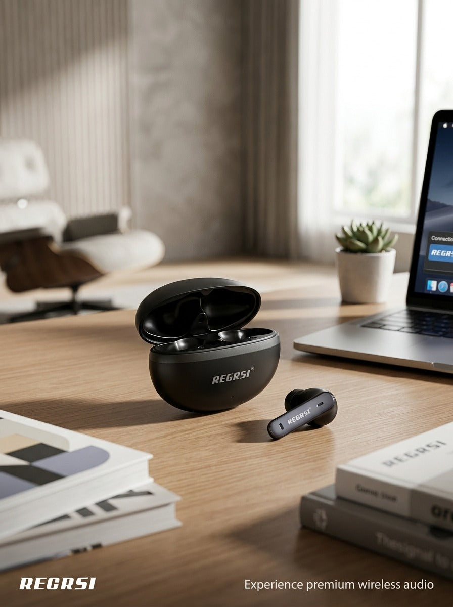Dual Noise ANC ENC Stereo Earbuds