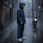 Windproof Full Coverage Raincoat Set (XXL)