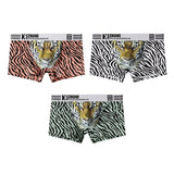 Gunner Leopard Printed Slim Fit Boxers (set of 04)