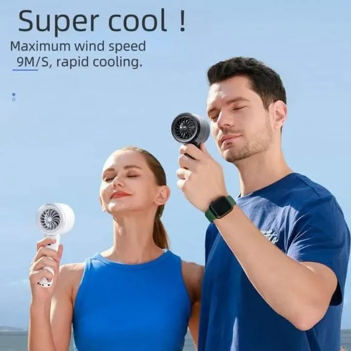 Compact Digital Display Turbo Cooling Hand Fan