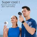 Compact Digital Display Turbo Cooling Hand Fan
