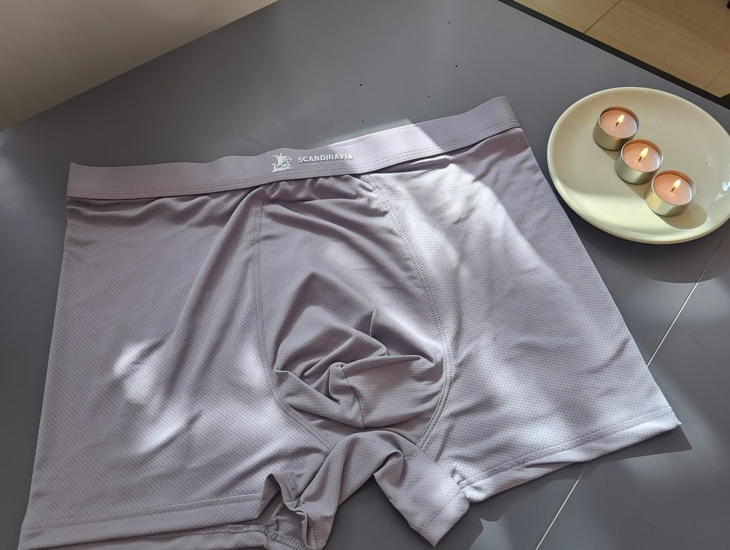 Premium Luxury Ice Silk Comfort Men’s Underwear (Set of 4)