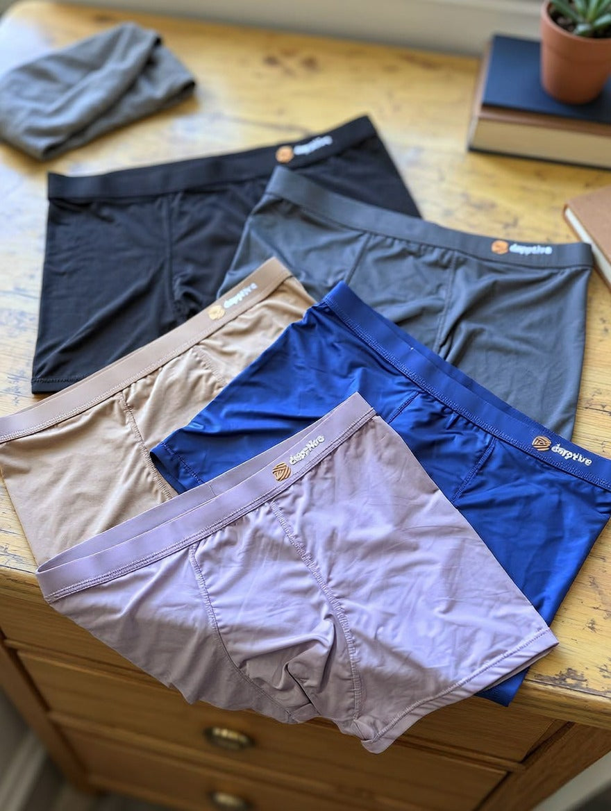 Men’s Luxury Ice Silk Underwear Combo ( set of 05)