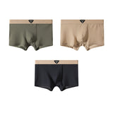 New Ice Silk Solid Men’s Underwear ( set of 04)