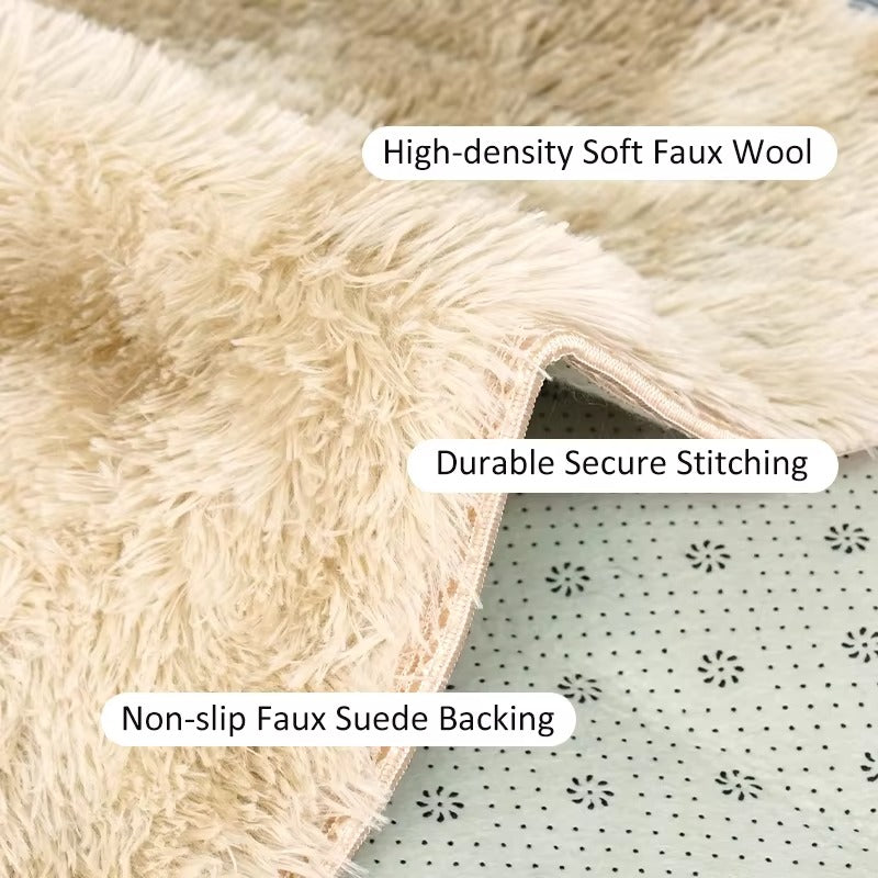 CloudNest Luxury Faux Rabbit Fur Mat