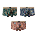 Printed Mid-Waist Underwear(set of 04)