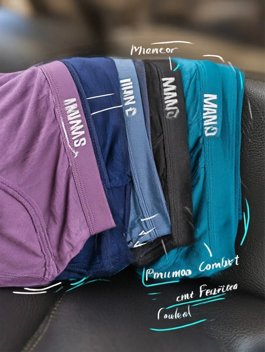 Men's Breathable Premium Comfort Briefs ( Set of 3 )