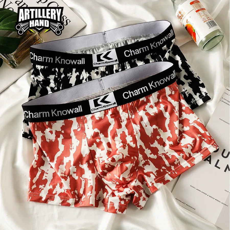 Gunner Printed Ice silk Boxer (set of 4)