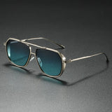 Retro Punk Metal Frame Street Shades