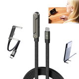 240W Fast Charging Cable with Invisible Stand