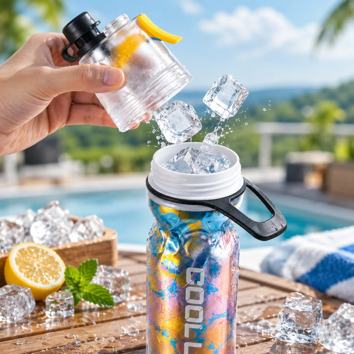 Spray Cool Sports Water Bottle