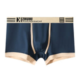 Breathable Ice Silk solid Color Men's Underwear (Set of 4)