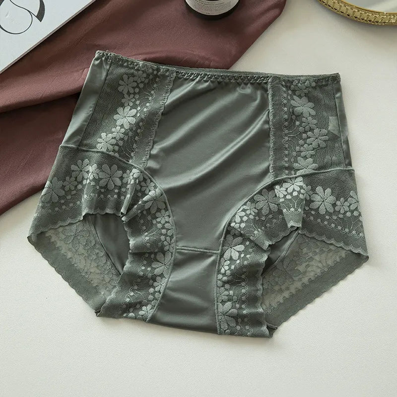 Women’s Skin-Friendly Mulberry Silk Hip-Lift Panties ( Set  Of 03)
