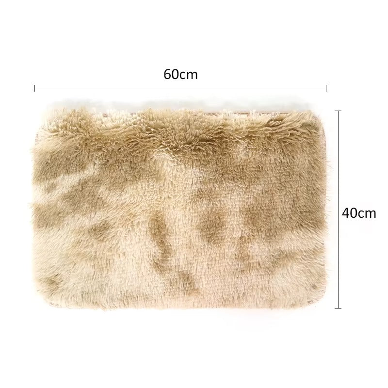 CloudNest Luxury Faux Rabbit Fur Mat