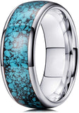 Ocean Blue Stainless Steel Finger Ring