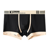 Breathable Ice Silk solid Color Men's Underwear (Set of 4)