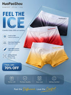 Men's gradient print seamless underwear ( Set of 03 )