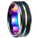 Multicolor Titanium Steel Finger Ring