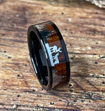 Classic Woodgrain Pattern Finger Ring